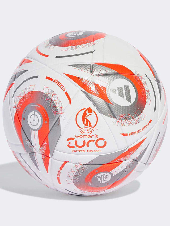 adidas Piłka nożna w kolorze biało-szaro-pomarańczowym rozmiar: 5