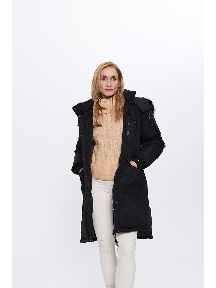 CANADA weather gear Płaszcz zimowy w kolorze czarnym rozmiar: M