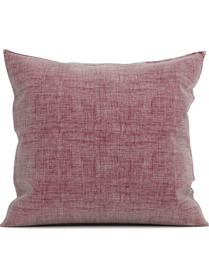 Zo!Home Poszewka "Lino" w kolorze bordowym na poduszkę rozmiar: 80x80 cm