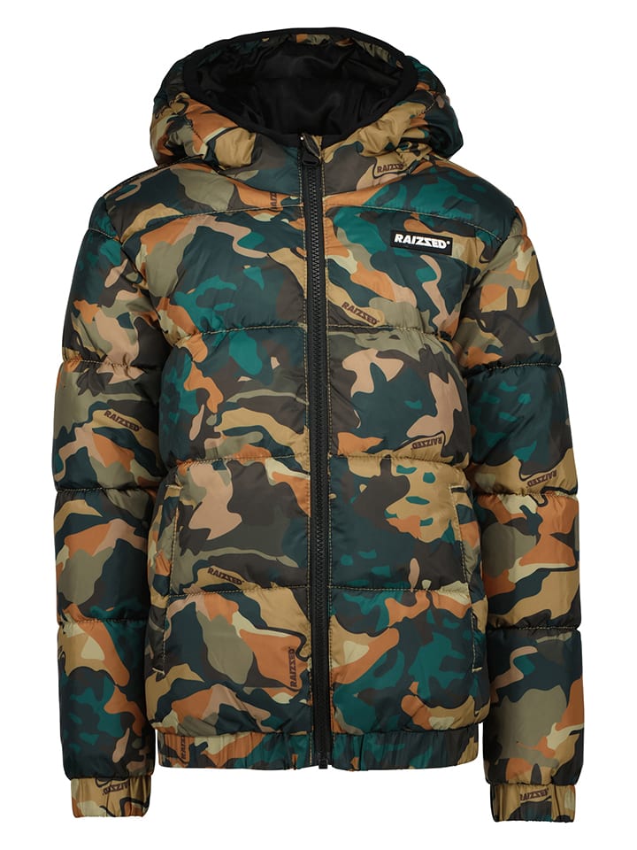 RAIZZED® Kurtka pikowana "Tarboro" w kolorze zielonym rozmiar: 128