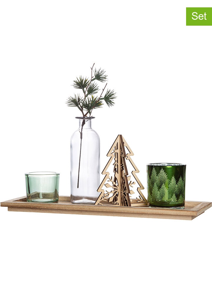 GILDE 6-częściowy zestaw dekoracyjny w różnych kolorach - 36 x 24 x 12,5 cm rozmiar: onesize