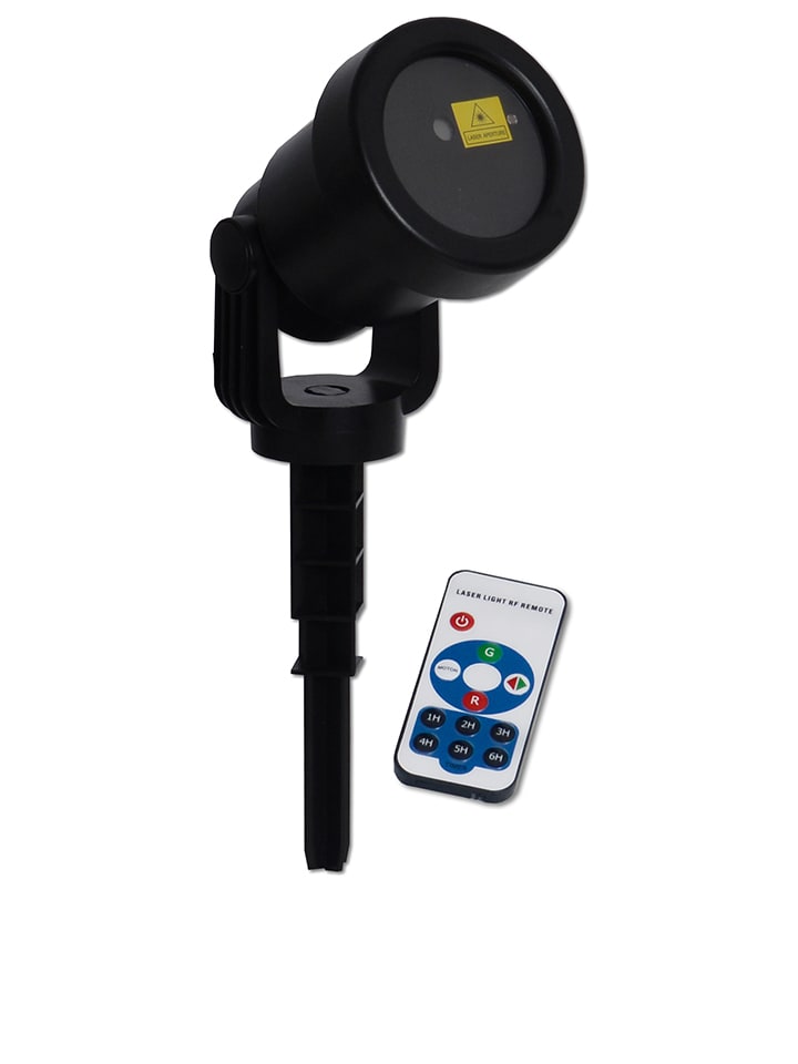 näve Dekoracyjny reflektor w kolorze czarnym - wys. 19,5 cm rozmiar: onesize