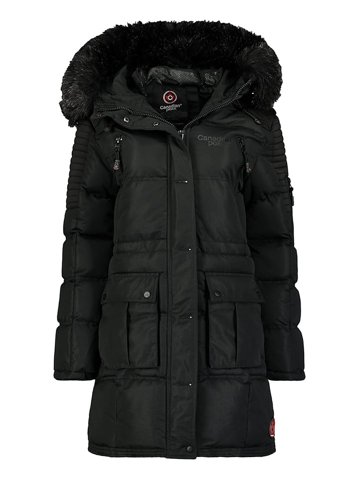 Canadian Peak Płaszcz zimowy "Dalida" w kolorze czarnym rozmiar: M