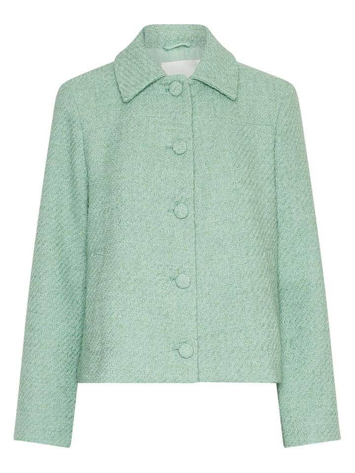 MOSS COPENHAGEN Kurtka koszulowa "Aiste Abriella" w kolorze zielonym rozmiar: L/XL