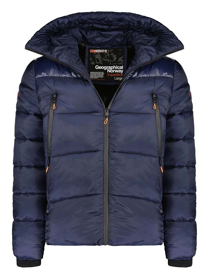 Geographical Norway Kurtka pikowana "Bayou" w kolorze granatowym rozmiar: 140