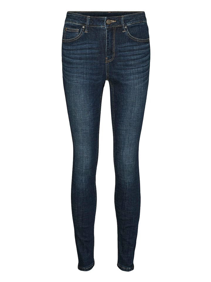 Vero Moda Dżinsy - Skinny fit - w kolorze granatowym rozmiar: XS/L32