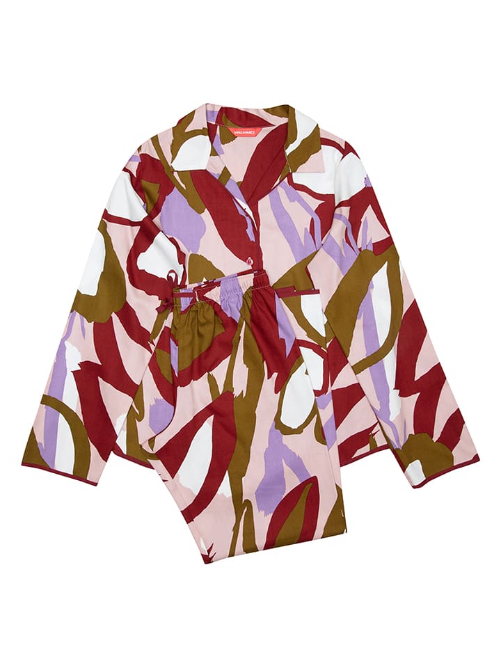 Cyberjammies Piżama "Nina" w kolorze pomarańczowym ze wzorem rozmiar: 116/122