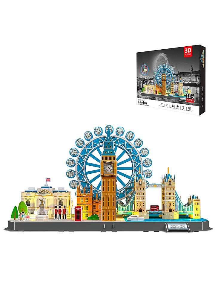 DAM 106-częściowe puzzle 3D - 7+ rozmiar: onesize