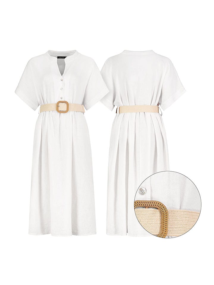 Eight2Nine Sukienka w kolorze białym rozmiar: S/M