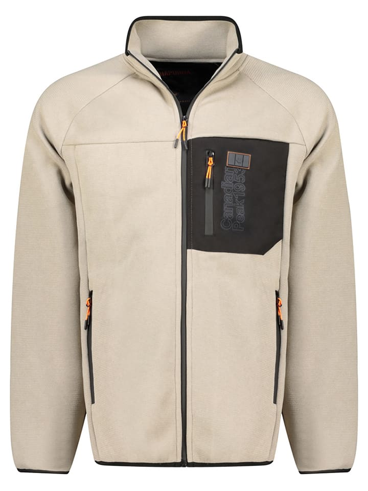 Canadian Peak Kurtka polarowa "Thizyeak" w kolorze beżowym rozmiar: 3XL