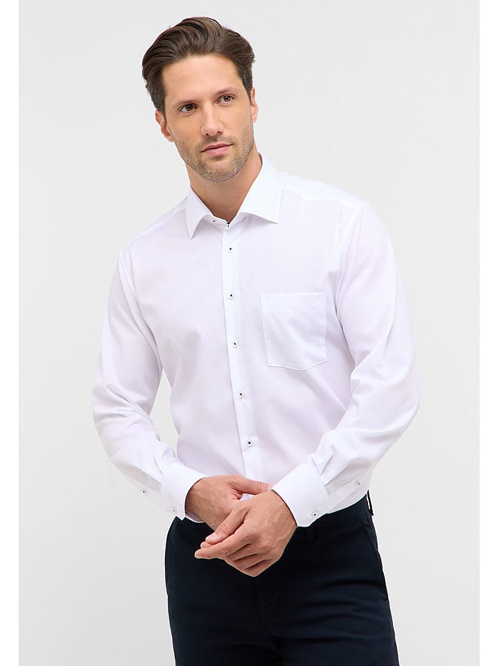 Eterna Koszula - Modern fit - w kolorze białym rozmiar: 46
