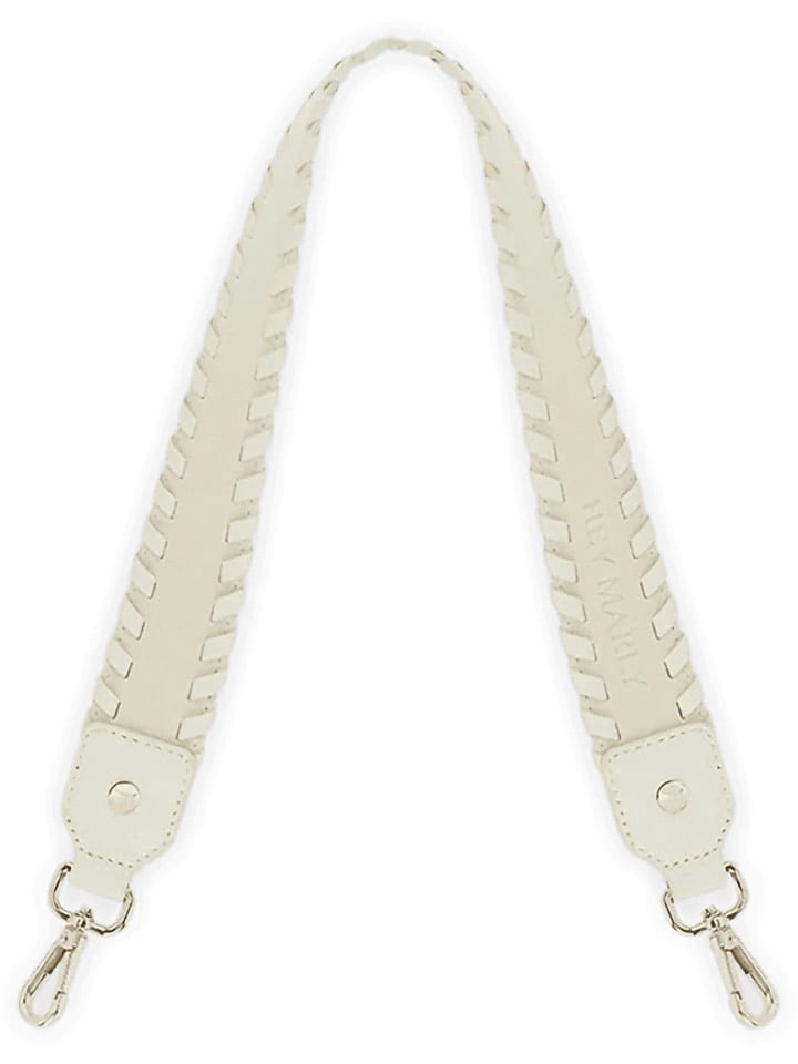 Hey Marly Pasek "Stitching" w kolorze kremowym do torebki - dł. 65 cm rozmiar: onesize