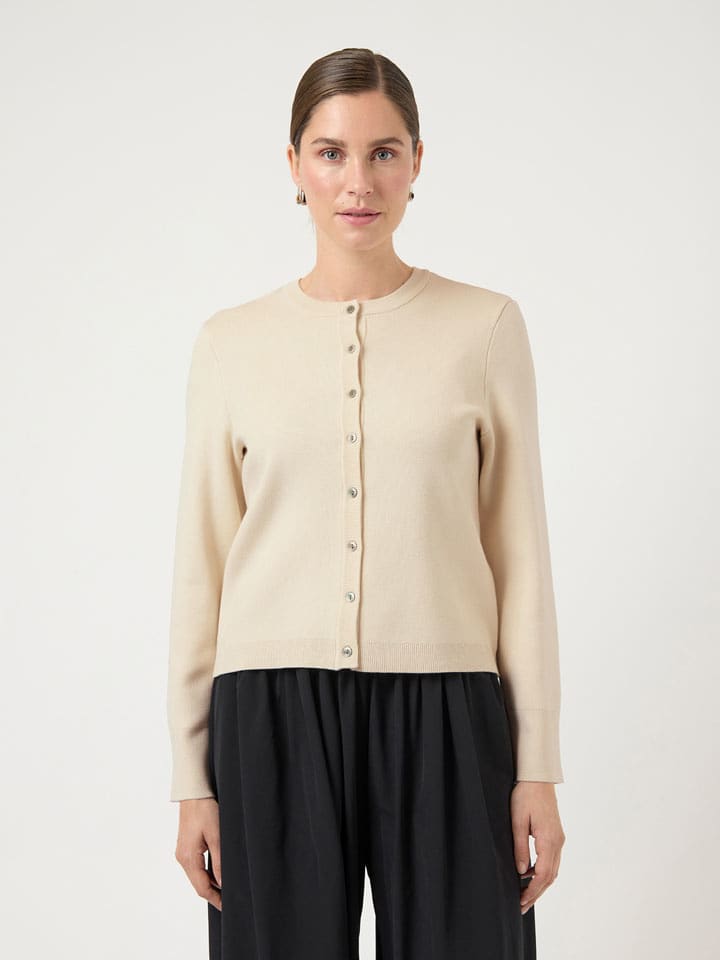 YAS Kardigan "Yas" w kolorze kremowym rozmiar: XL