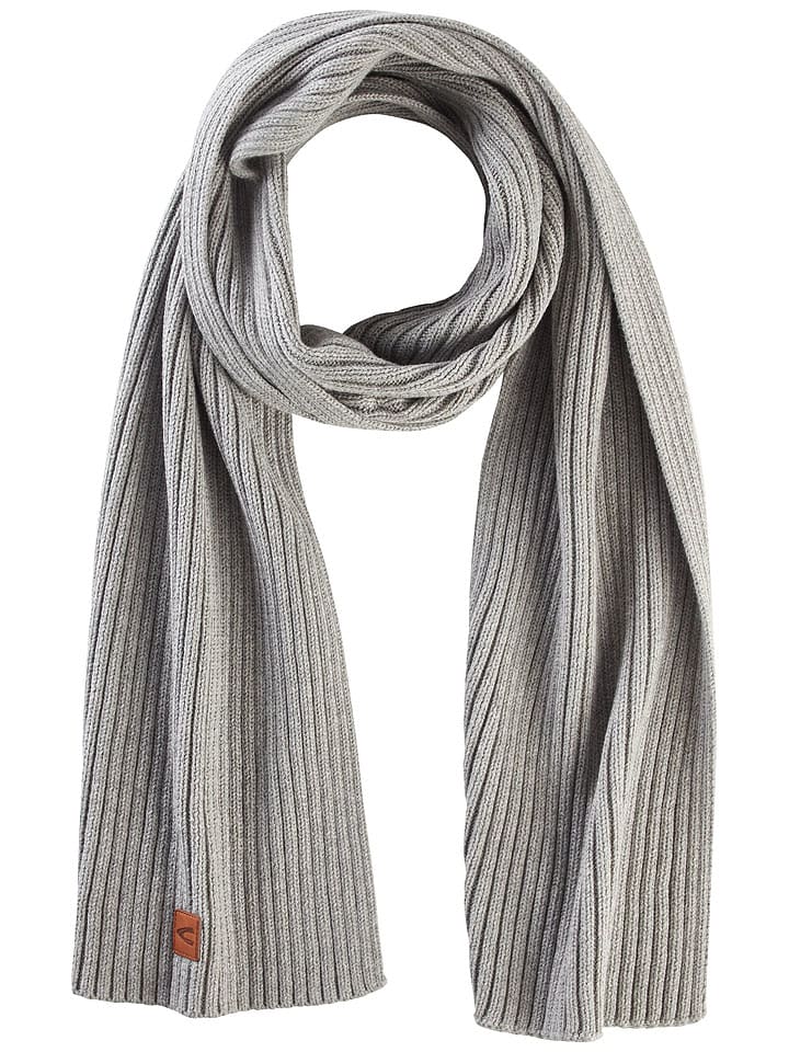 Camel Active Szal w kolorze jasnoszarym rozmiar: onesize