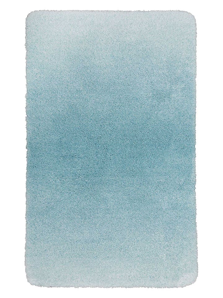 Wecon Home Dywanik łazienkowy "Luuk" w kolorze turkusowym rozmiar: 60x100 cm