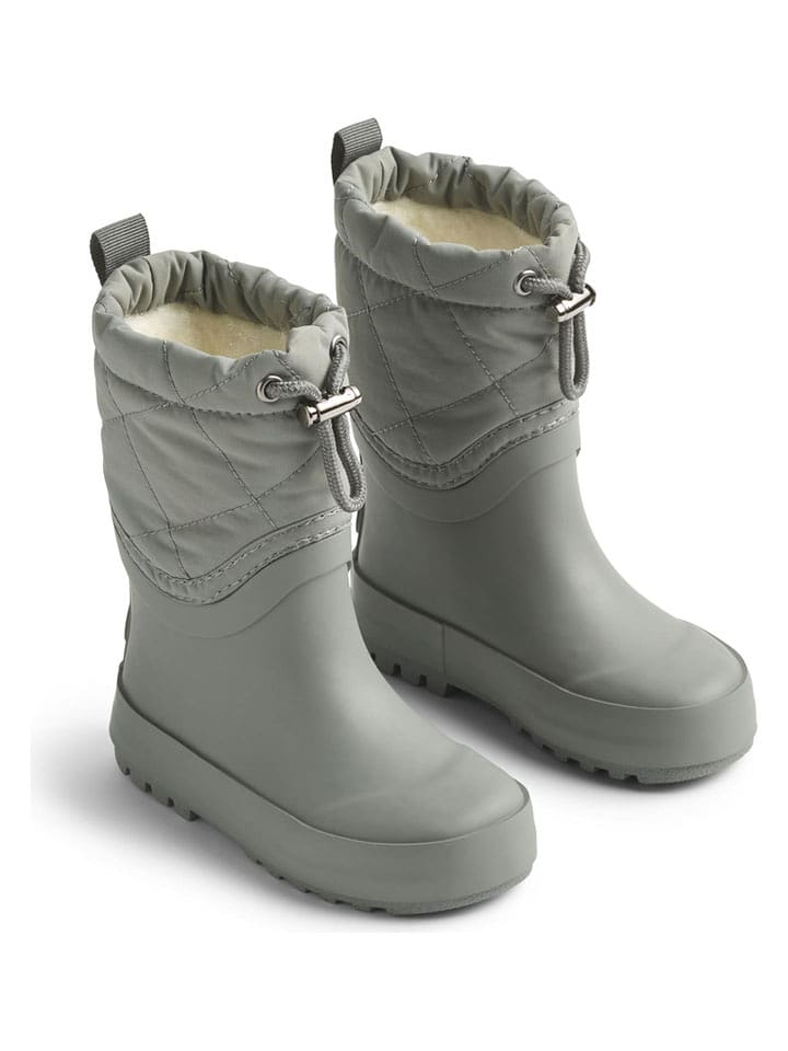 Wheat Kozaki zimowe "Drizzle" w kolorze zielonym rozmiar: 30