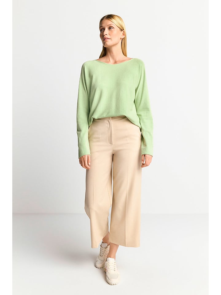 Rich & Royal Sweter w kolorze zielonym rozmiar: S