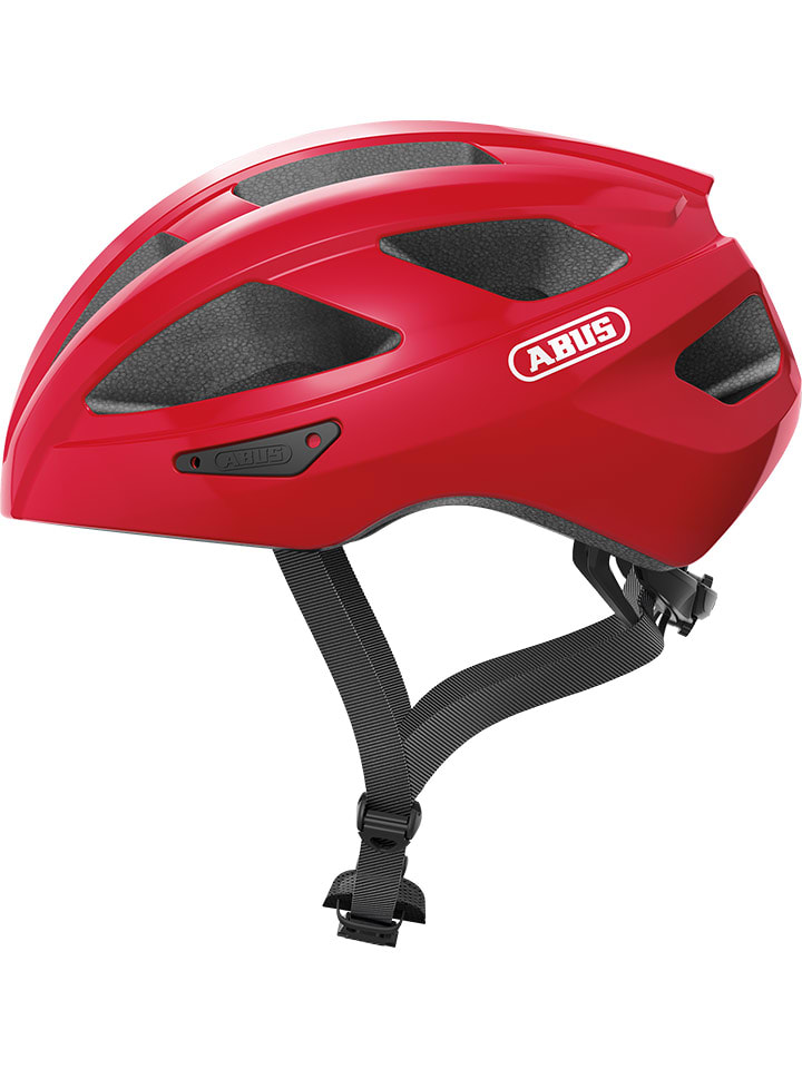 ABUS Kask rowerowy "Macator" w kolorze czerwonym rozmiar: 52-58 cm