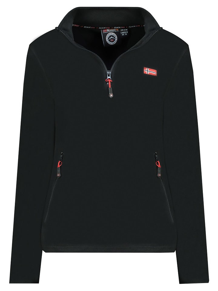 Geographical Norway Bluza polarowa "Ulyssia" w kolorze czarnym rozmiar: S