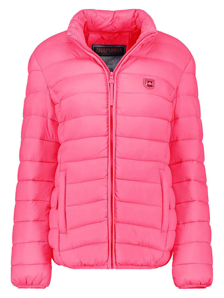 ANAPURNA Kurtka pikowana "Akitalana Basic" w kolorze różowym rozmiar: L