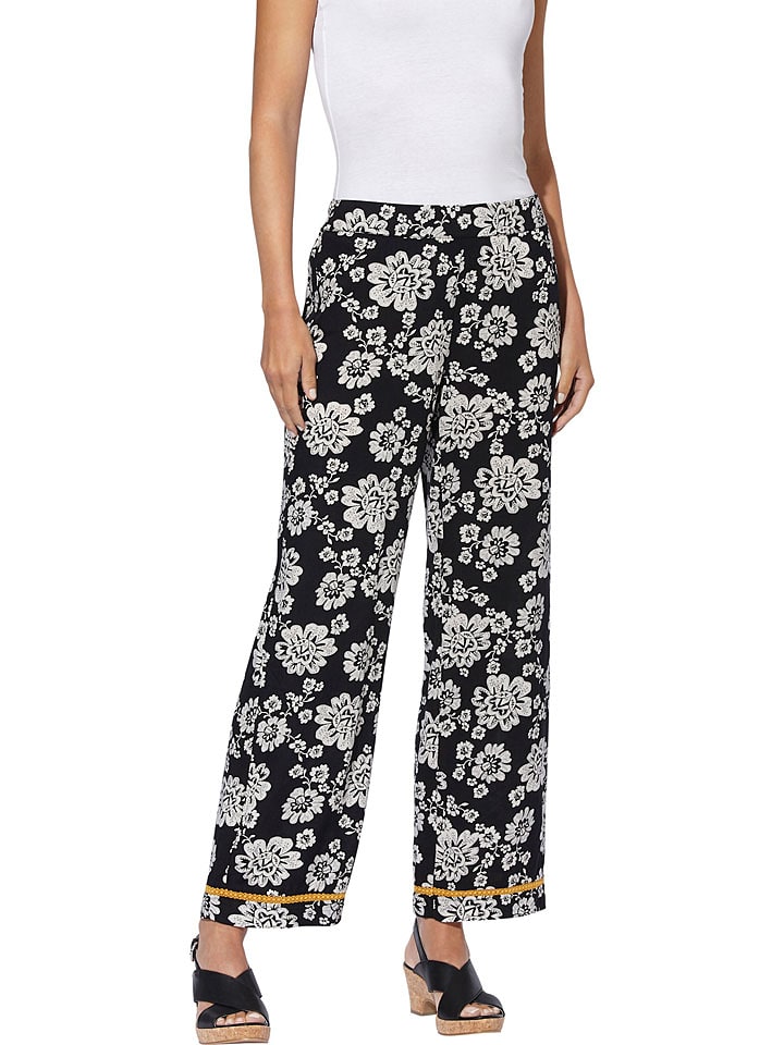 Heine Spodnie w kolorze czarno-białym rozmiar: 36