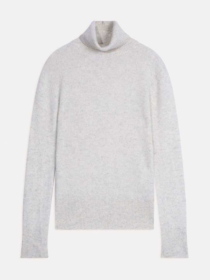 Perfect Cashmere Kaszmirowy golf "Tracy" w kolorze jasnoszarym rozmiar: S