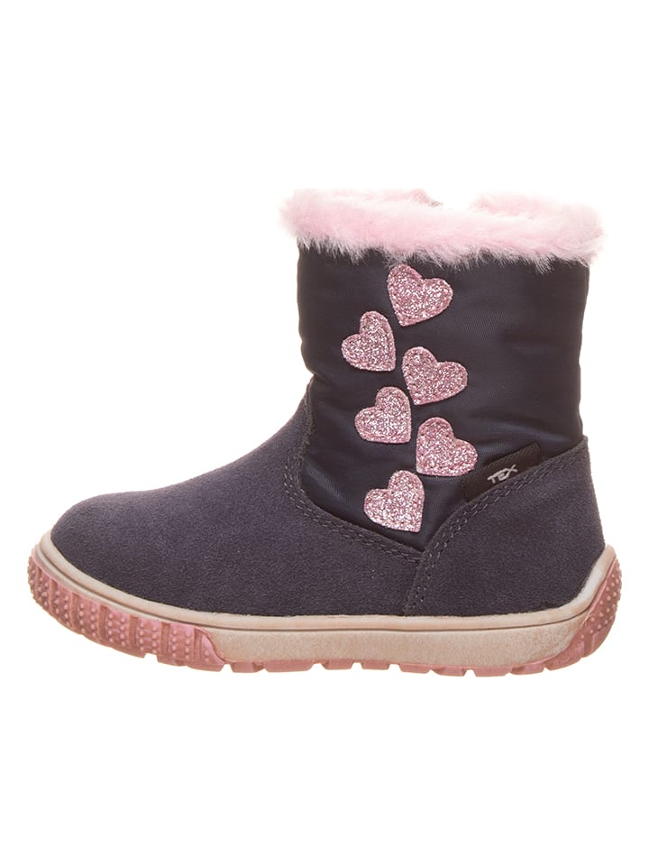 Lurchi Botki zimowe "Jola" w kolorze granatowym rozmiar: 20