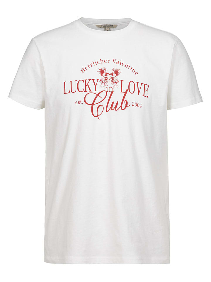 Herrlicher Koszulka "Valentine" w kolorze białym rozmiar: XL