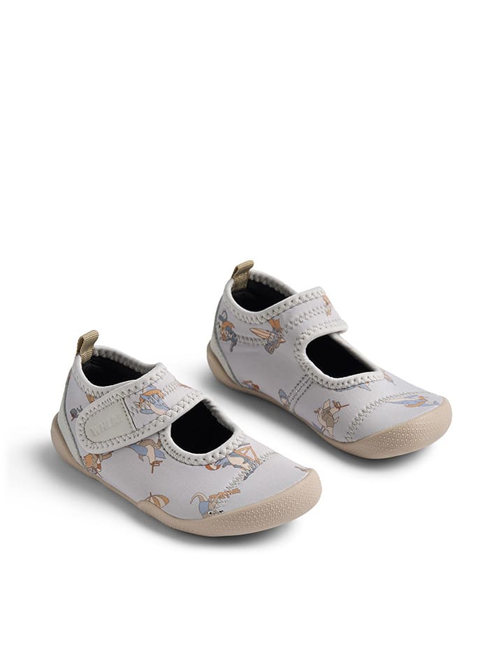 Wheat Buty kąpielowe "Wavey" w kolorze jasnoszarym rozmiar: 26