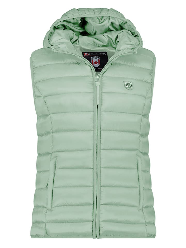 Canadian Peak Kamizelka pikowana "Vakitaleak" w kolorze miętowym rozmiar: XL