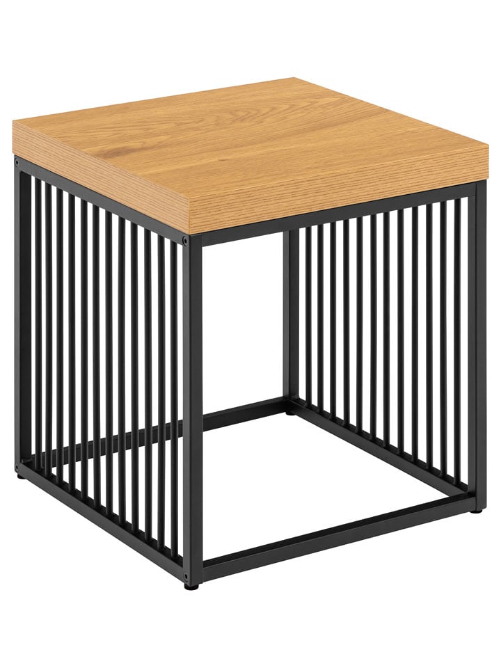 Actona Stolik "Strington" w kolorze jasnobrązowo-czarnym - 40 x 42 x 40 cm rozmiar: onesize