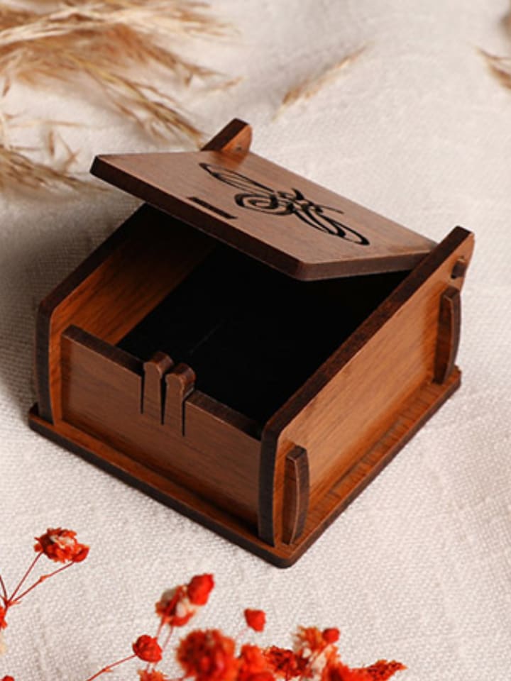 Lodie Silver Szkatułka w kolorze brązowym - 5 x 5 x 3 cm rozmiar: onesize