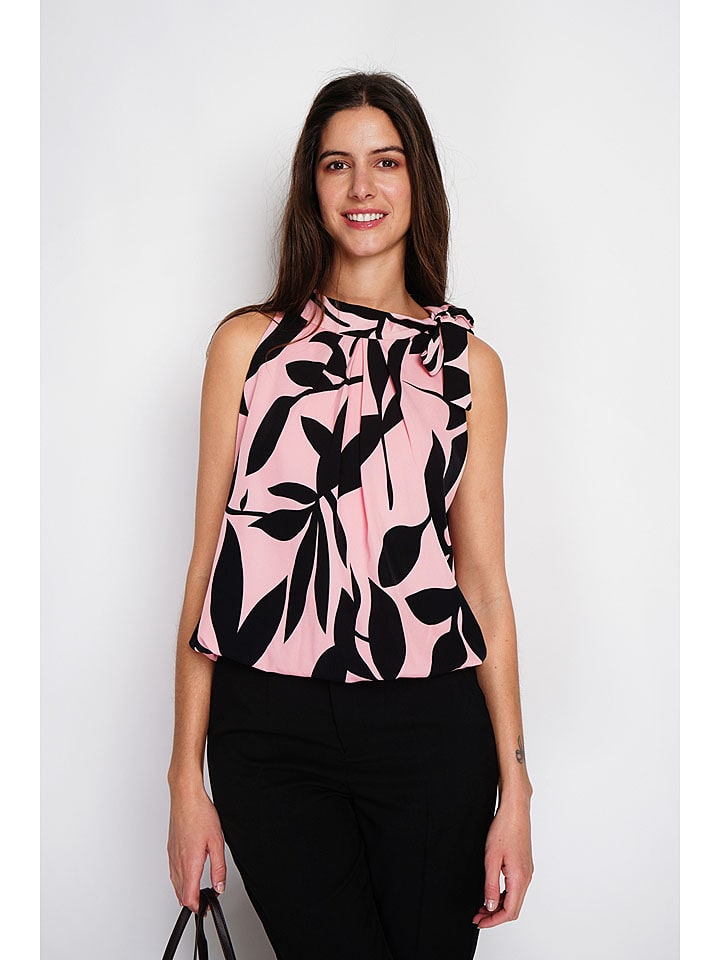 William de Faye Top w kolorze jasnoróżowo-czarnym rozmiar: 38