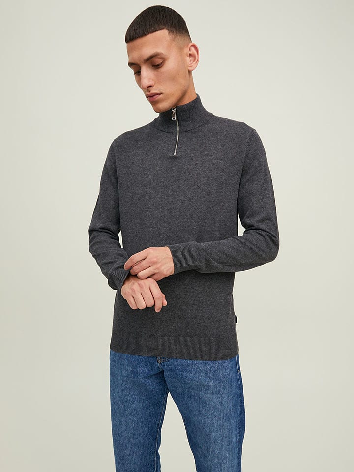 Jack & Jones Sweter w kolorze antracytowym rozmiar: XXL