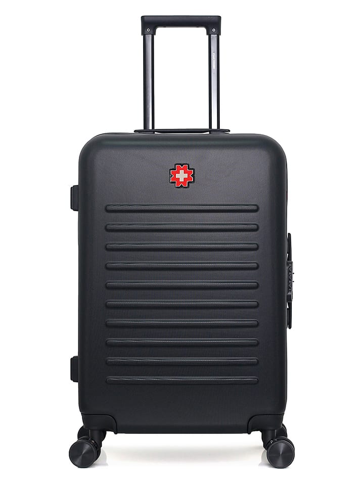 SWISS KOPPER Walizka "Wil" w kolorze czarnym - 41 x 65 x 26 cm rozmiar: onesize