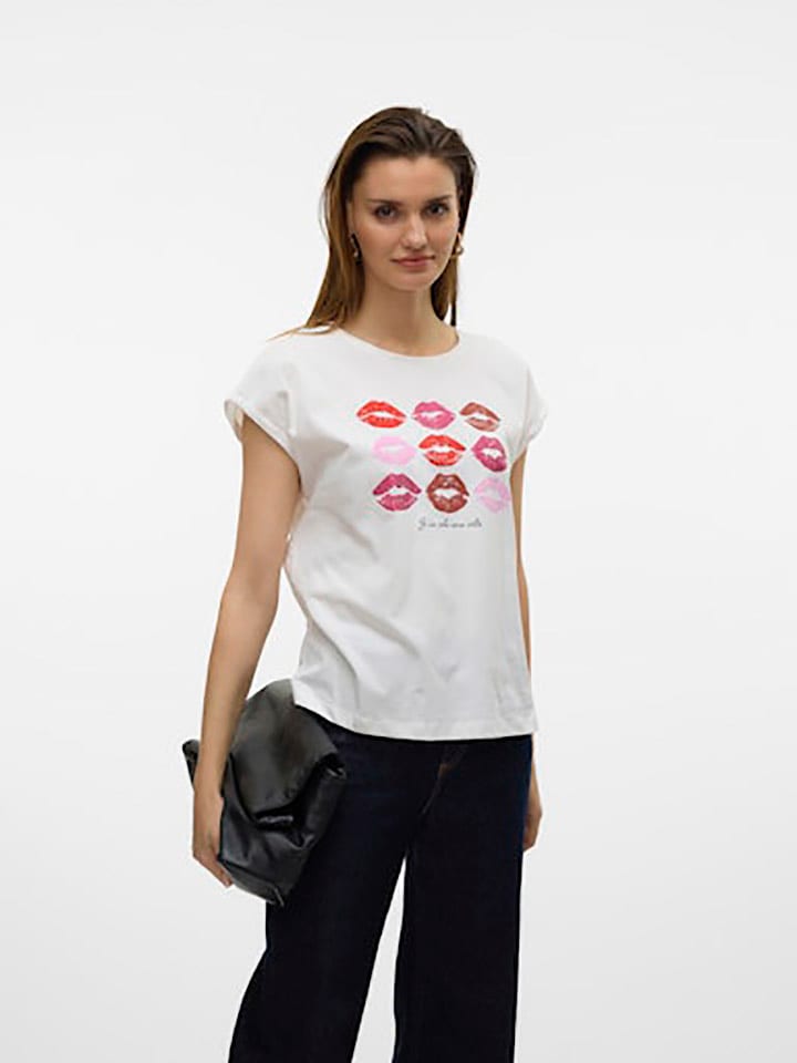 Vero Moda Koszulka w kolorze białym rozmiar: XS