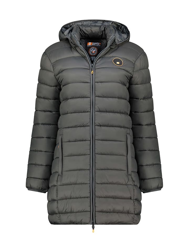 Canadian Peak Płaszcz pikowany "Atikamapeak" w kolorze antracytowym rozmiar: XL