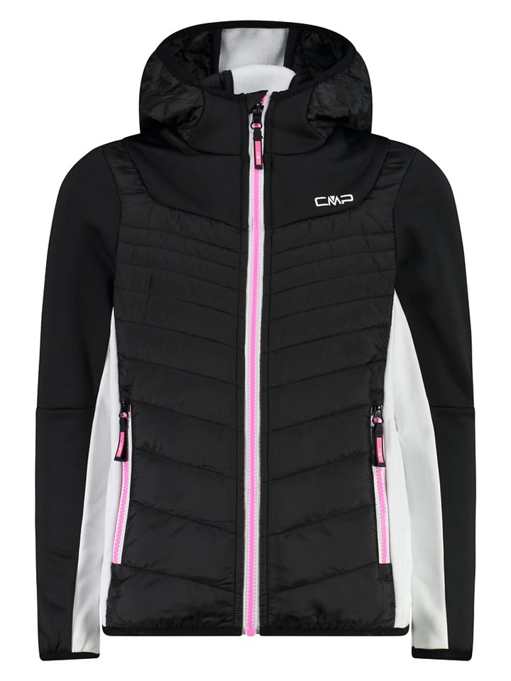 cmp Kurtka hybrydowa w kolorze czarno-różowo-białym rozmiar: 176