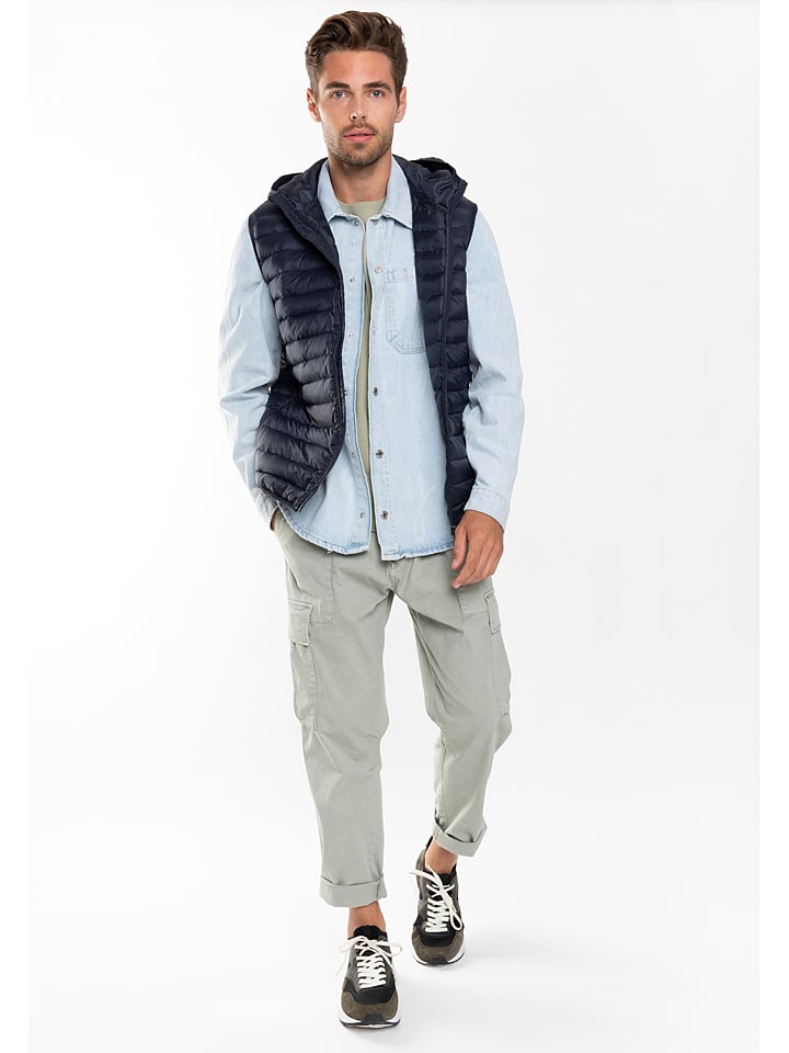 Northwood Kamizelka pikowana "Park" w kolorze granatowym rozmiar: M