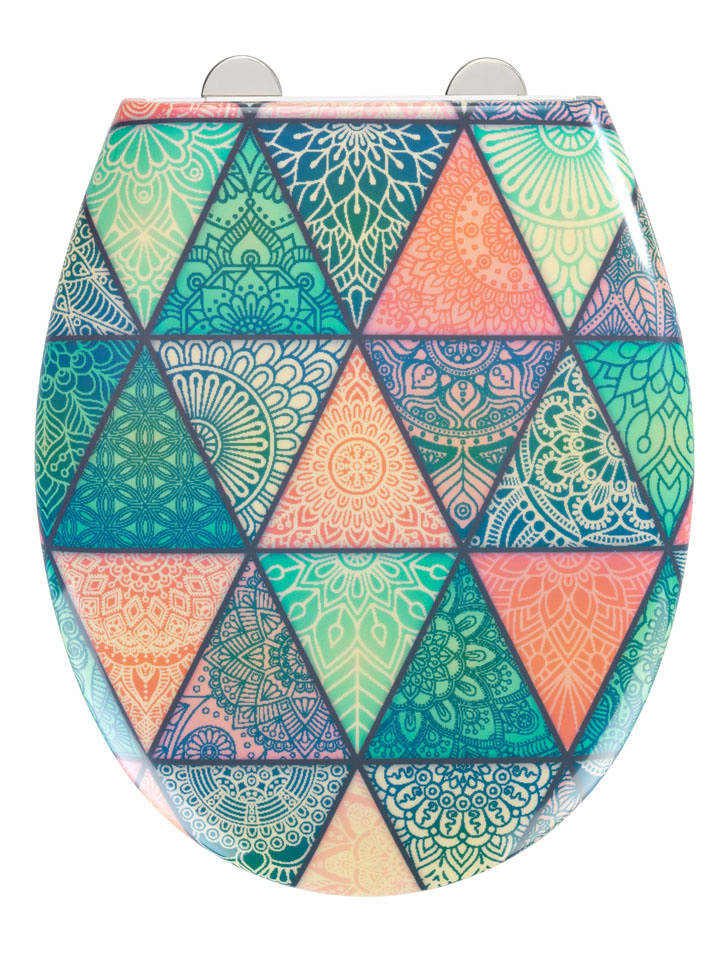 Wenko Automatyczna deska WC "Geometry" ze wzorem rozmiar: onesize