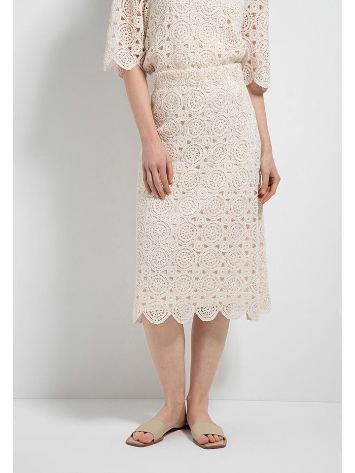 More & More Spódnica w kolorze kremowym rozmiar: 38