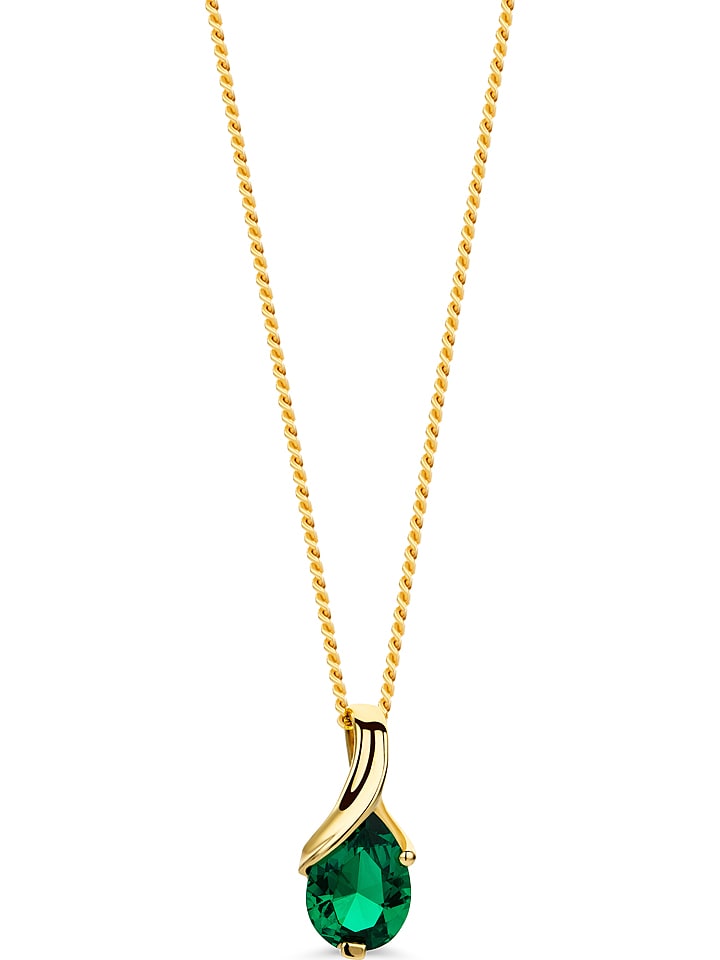 Diamant Exquis Złoty naszyjnik z zawieszką - dł. 45 cm rozmiar: onesize