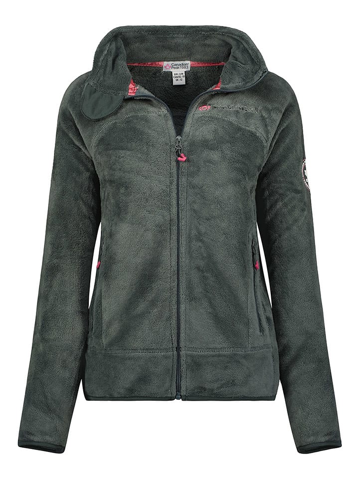 Canadian Peak Kurtka polarowa "Udilas" w kolorze szarym rozmiar: XL