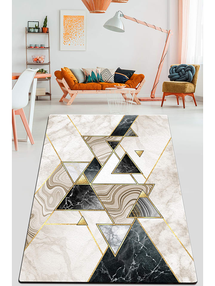 Mioli Dywan "Pyramid" w kolorze beżowym rozmiar: 100x150 cm