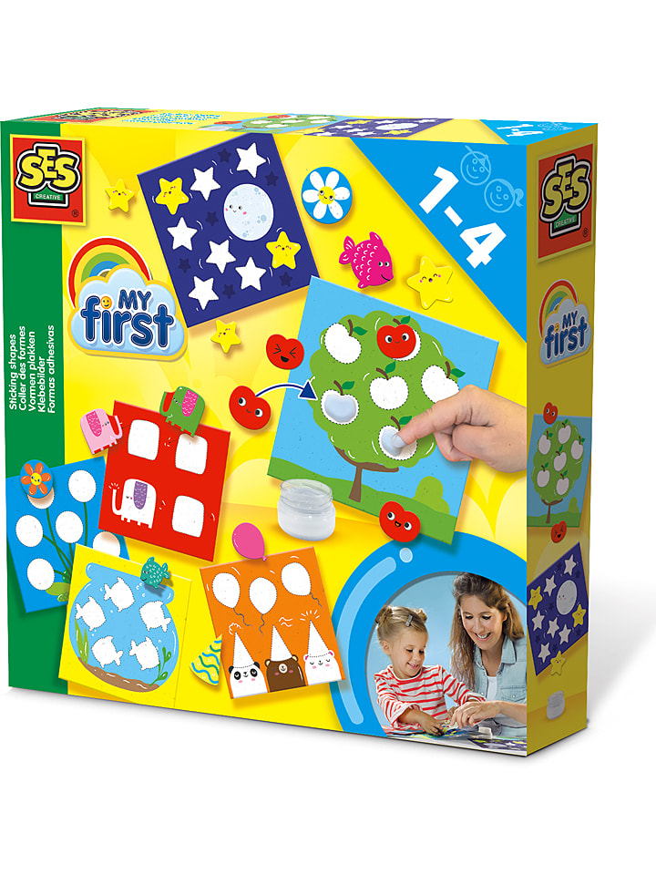SES Obrazki "My first" do przyklejania - 12 m+ rozmiar: onesize