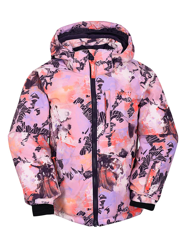 Peek U Kurtka narciarska "Linnia" w kolorze jasnoróżowo-różowym rozmiar: 110