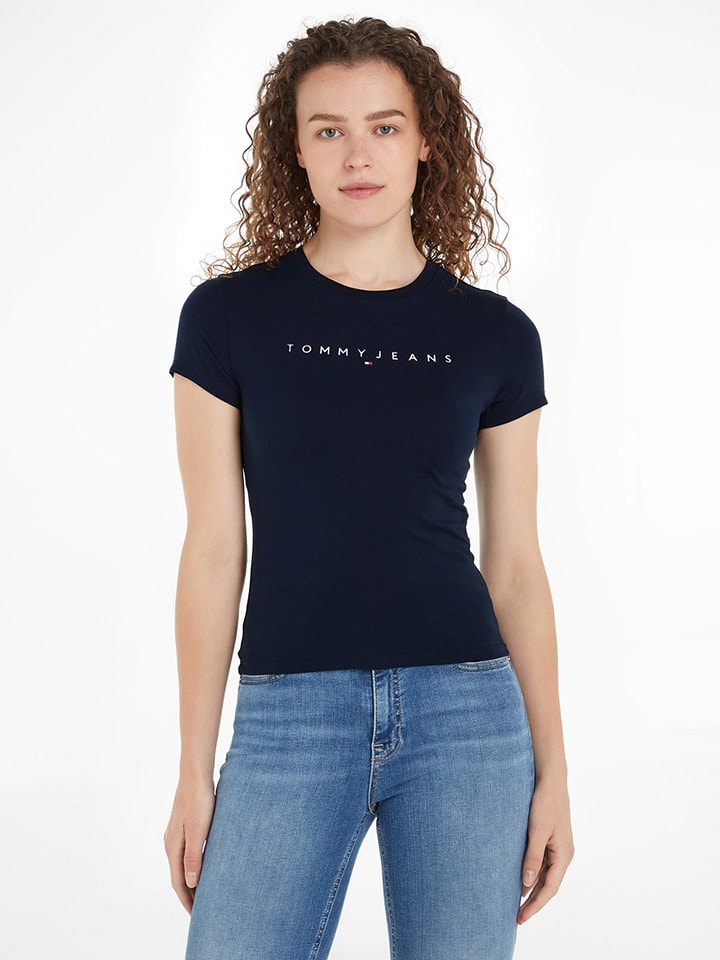 TOMMY JEANS Koszulka w kolorze granatowym rozmiar: M