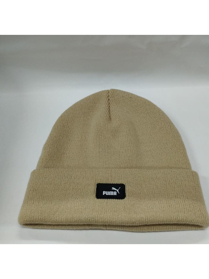 Puma Czapka beanie w kolorze beżowym rozmiar: onesize