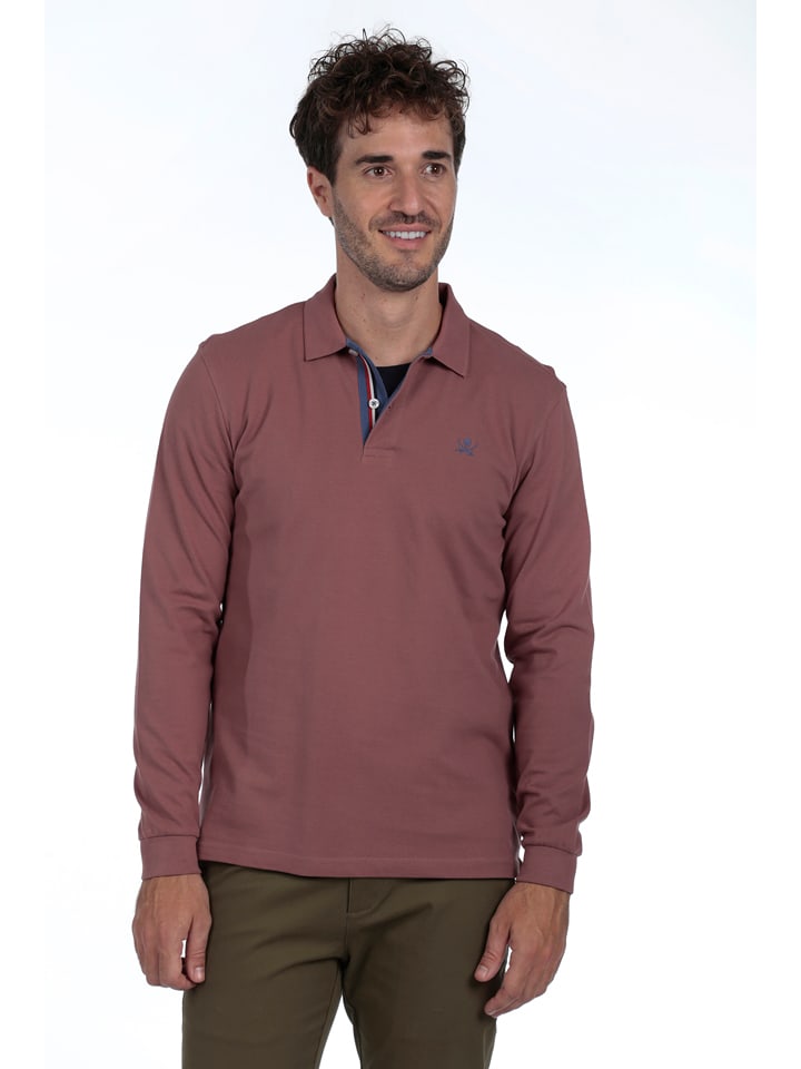 The Time of Bocha Koszulka polo w kolorze szaroróżowym rozmiar: XXL