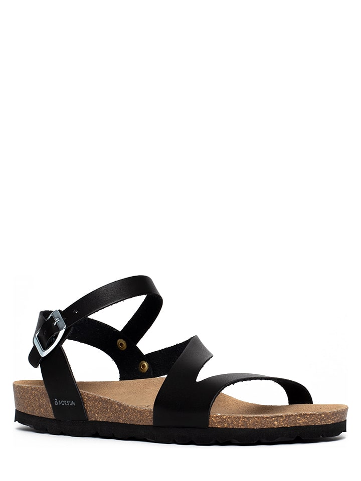 BACKSUN Sandały "Parma" w kolorze czarnym rozmiar: 41